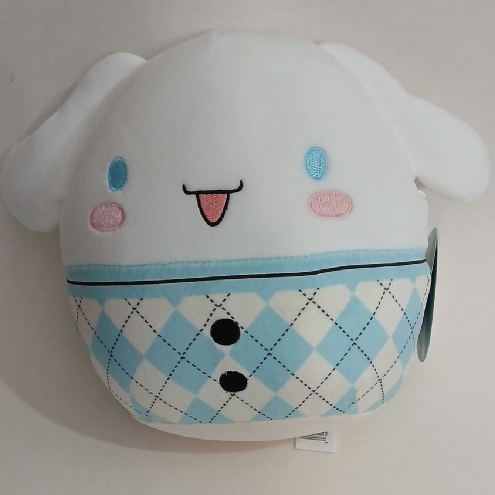 Sanrio CINNAMOROLL White and Blue Stuffed Animal Plush Toy New